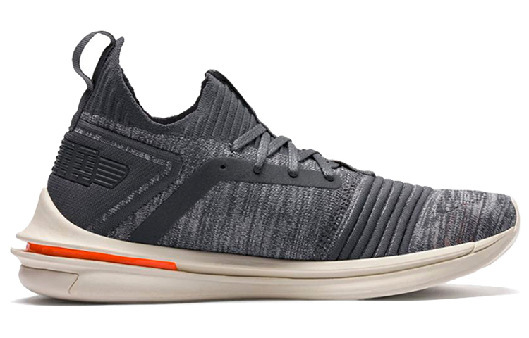 Puma Ignite Limitless Sr Evoknit Low Top Running Shoes Grey/White/Orange 圖 2