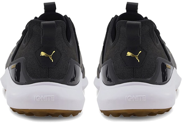 Puma Ignite NXT Crafted Golf Shoe Black/Gold 192437-05 Shop Puma Ignite NXT Crafted Golf Shoe Black/Gold 192437-05