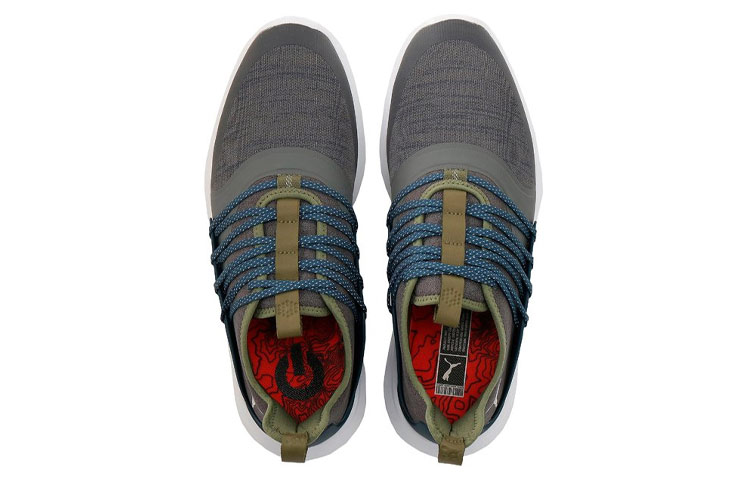 Lookbook 彪馬 Ignite Nxt Solelace 防滑透氣 低筒運動高爾夫球鞋 灰藍