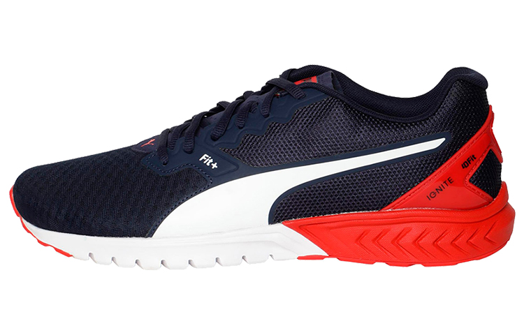 Puma Ignite Stride Low Running Shoes Blue/White/Red