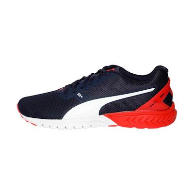 Puma Ignite Stride Low Running Shoes Blue/White/Red