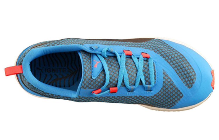 Shop 彪馬 Ignite Xt Core 拼接拼色 低幫運動鞋 藍灰