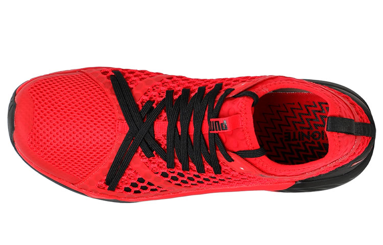 Shop 彪馬 Ignite XT Netfit 耐磨防滑 低幫運動鞋 紅