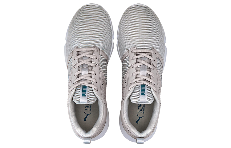 Lookbook Puma Interflex Softfoam Baskets Basses Running Gris/Blanc 192805-12