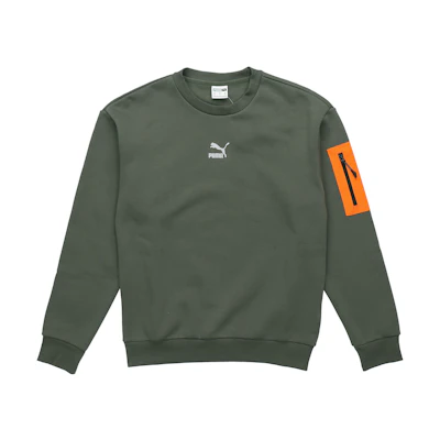 Puma Interstellar Padded Gilet Warm Pullover Sweatshirt Green Gift 530291-64