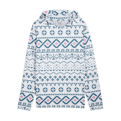 Puma Isle FAIR Glow-in-the-Dark Pullover Hoodie White 627641-01