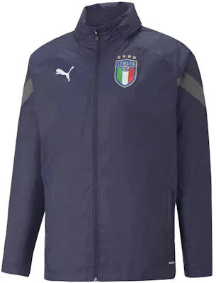 Puma 義大利 2022 標誌印花海軍藍外套 球員版 21/22 賽季 767068-04 Order Puma 義大利 2022 標誌印花海軍藍外套 球員版 21/22 賽季 767068-04