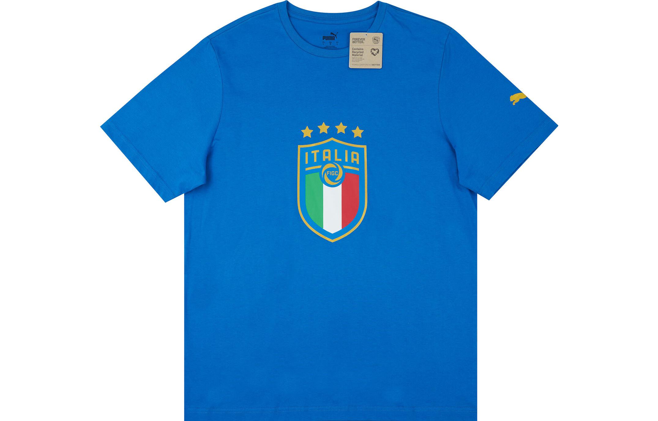 Puma Italy Fan Regular Fit Soccer Jersey Blue 770620-01