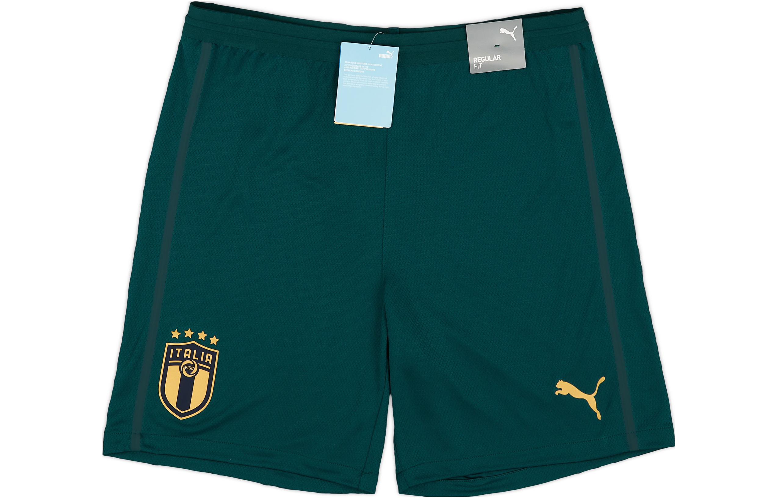 Puma Italy Player Edition Green Soccer Pants 2019-2021 756438-03