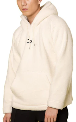 Puma 象牙色羊羔絨連帽上衣 533122-73 Shop Puma 象牙色羊羔絨連帽上衣 533122-73