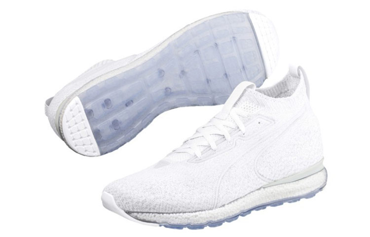 Lookbook PUMA Jamming 編織 中幫 跑步鞋 男女同款 白色