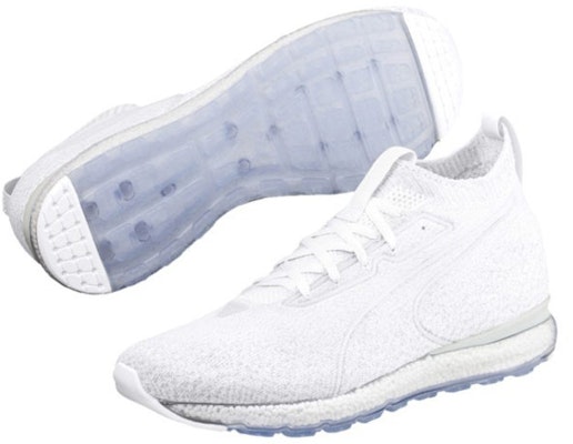 PUMA Jamming 編織 中幫 跑步鞋 男女同款 白色 Lookbook PUMA Jamming 編織 中幫 跑步鞋 男女同款 白色