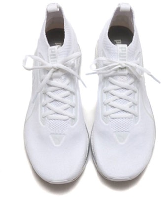 PUMA Jamming 編織 中幫 跑步鞋 男女同款 白色 Shop PUMA Jamming 編織 中幫 跑步鞋 男女同款 白色