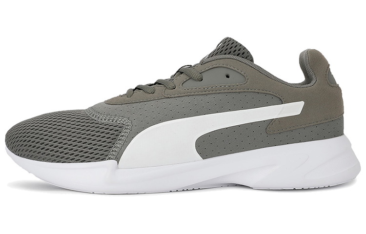 Puma Jaro Non-Slip Breathable Low Top Tennis Shoes Gray White 193107-10