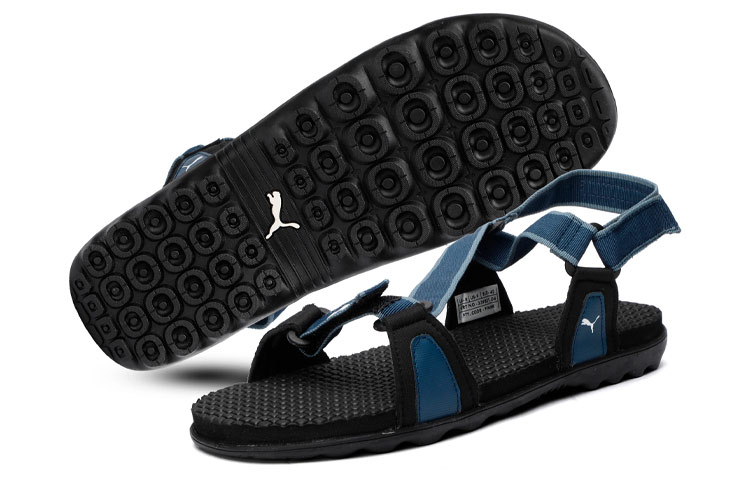 Lookbook 푸마 조디 IDP 샌들 (블랙/블루/화이트) 339829-04