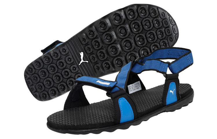 Lookbook プーマ ジョルディ IDP サンダル (黒/青) 339829-01