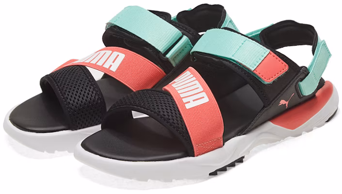 プーマ JS トレイル サンダル (黒/ピンク/白) 372488-05 Lookbook プーマ JS トレイル サンダル (黒/ピンク/白) 372488-05