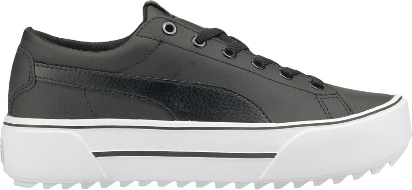 Puma platform sneakers black 2025 and white
