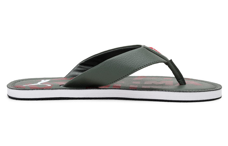 Puma Kery IDP 'Herringbone Sport Slides Grey Red' 圖 2