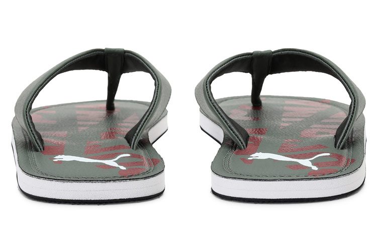 Puma Kery IDP 'Herringbone Sport Slides Grey Red' 圖 4
