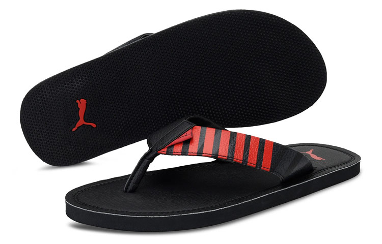 Lookbook Puma Ketava Duo 4 Slides ''Zwart Rood'' 380286-01