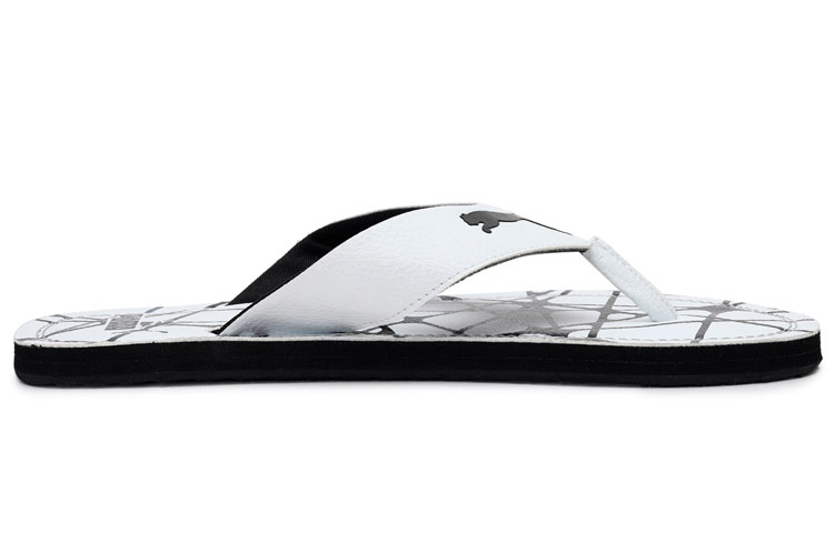 Order Puma Ketava Graphic II IDP Badeschlappen ''Weiß Schwarz'' 371083-04