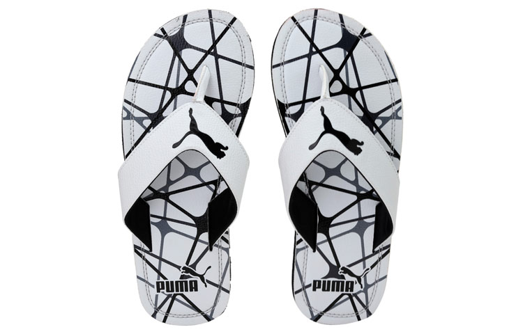Lookbook Puma Ketava Graphic II IDP Badeschlappen ''Weiß Schwarz'' 371083-04