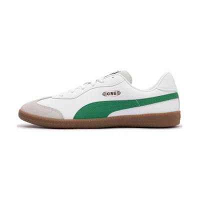 Puma King 21 IT Football Boots 'White Green Gum'