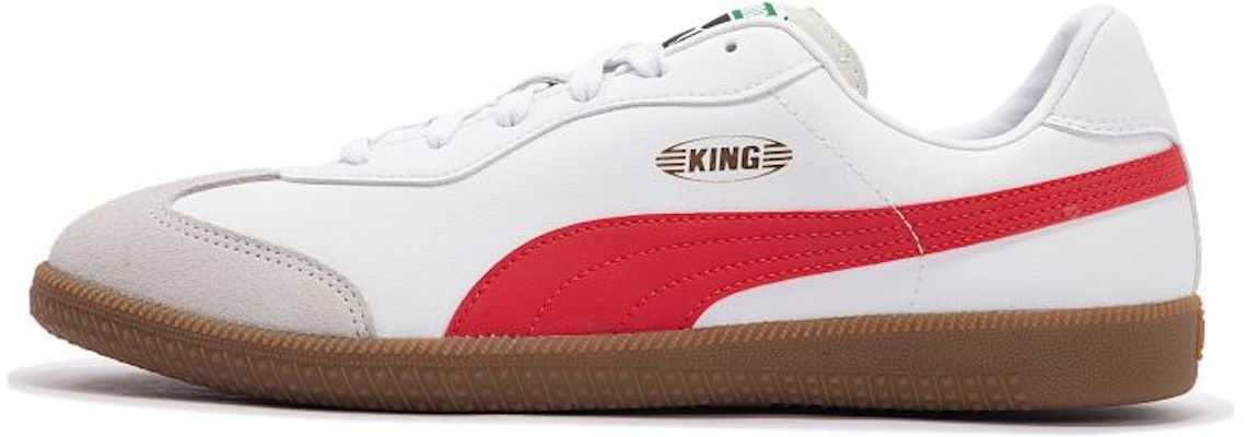 Puma KING 21 IT Football Boots 'White Red Brown' 106696-06 Buy Puma KING 21 IT Football Boots 'White Red Brown' 106696-06
