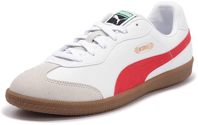 Puma KING 21 IT Football Boots 'White Red Brown' 106696-06 Lookbook Puma KING 21 IT Football Boots 'White Red Brown' 106696-06