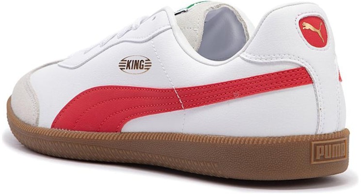 Puma KING 21 IT Football Boots 'White Red Brown' 106696-06 Shop Puma KING 21 IT Football Boots 'White Red Brown' 106696-06