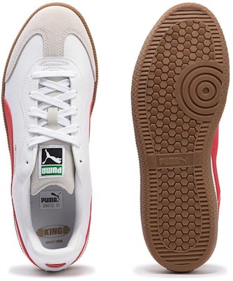 Puma KING 21 IT Football Boots 'White Red Brown' 106696-06 Purchase Puma KING 21 IT Football Boots 'White Red Brown' 106696-06