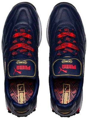 PUMA King Avanti Russia FM 低幫 跑步鞋 男款 藍黑 Order PUMA King Avanti Russia FM 低幫 跑步鞋 男款 藍黑
