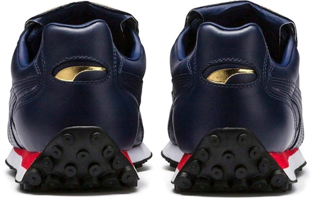 PUMA King Avanti Russia FM 低幫 跑步鞋 男款 藍黑 Shop PUMA King Avanti Russia FM 低幫 跑步鞋 男款 藍黑