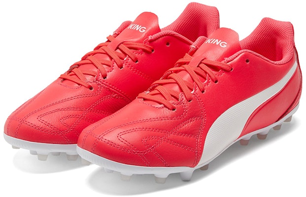 Puma King Hero系列 MG 短釘 人造草坪 防滑透氣足球鞋 紅色 Lookbook Puma King Hero系列 MG 短釘 人造草坪 防滑透氣足球鞋 紅色