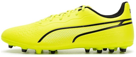 Puma King Match MG Cleats 'Solar Yellow Black' 107572-02 Puma King Match MG Cleats 'Solar Yellow Black' 107572-02