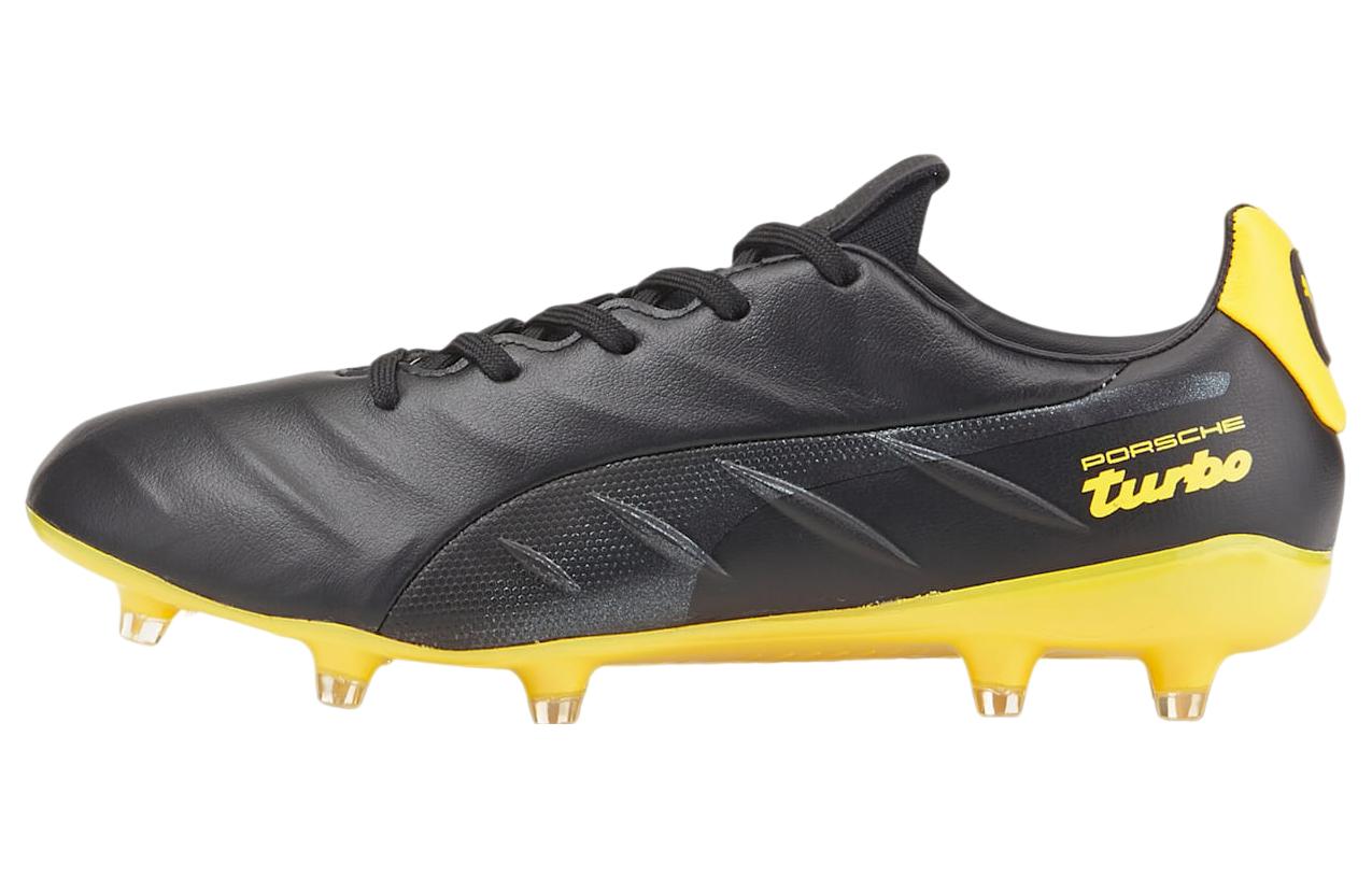 Puma King Platinum 21 FG 'Black Lemon Chrome' 107028-01