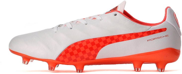 PUMA King Platinum 21 Rally FG/AG 人造草坪 防滑耐磨 足球鞋 白橙 Buy PUMA King Platinum 21 Rally FG/AG 人造草坪 防滑耐磨 足球鞋 白橙