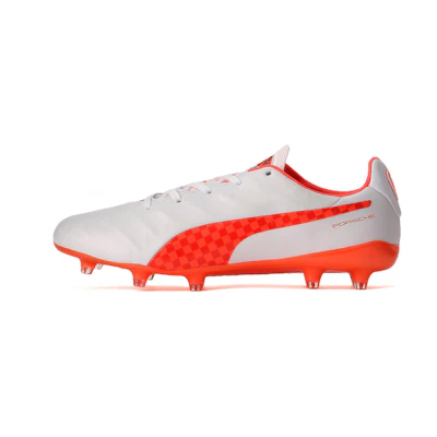 Puma King Platinum 21 Rally FG 'White Orange'