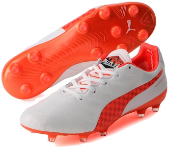 PUMA King Platinum 21 Rally FG/AG 人造草坪 防滑耐磨 足球鞋 白橙 Lookbook PUMA King Platinum 21 Rally FG/AG 人造草坪 防滑耐磨 足球鞋 白橙