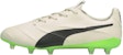 Puma King Platinum 21 Vegan FG AG 'Ivory Glow Green Glare' 106675-01