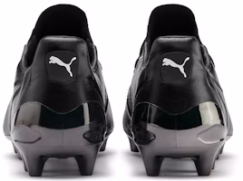 Shop Puma King Platinum FG/AG 耐磨低筒足球鞋 黑