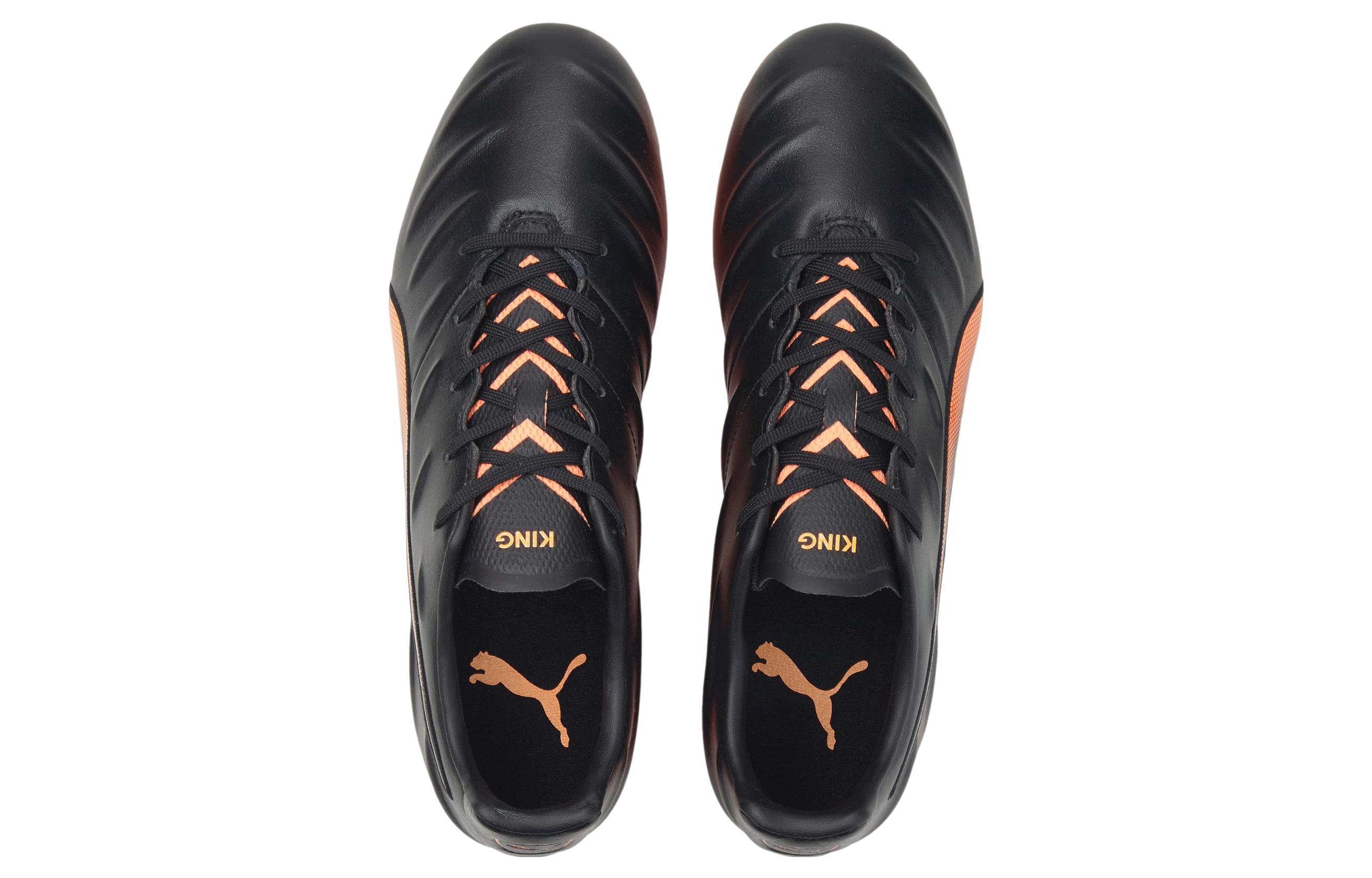 Lookbook 푸마 킹 프로 21 FG 블랙 오렌지 (Puma King Pro 21 FG Black Orange) 106549-04