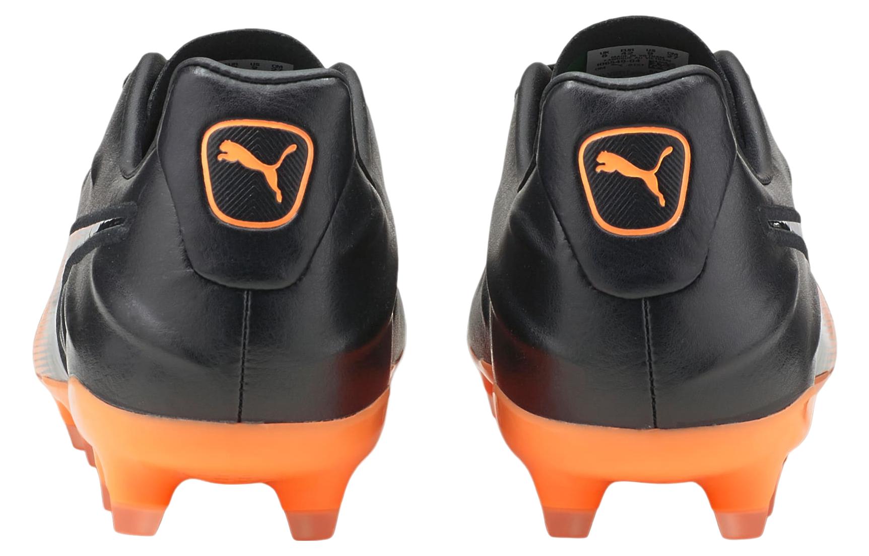 Shop 푸마 킹 프로 21 FG 블랙 오렌지 (Puma King Pro 21 FG Black Orange) 106549-04