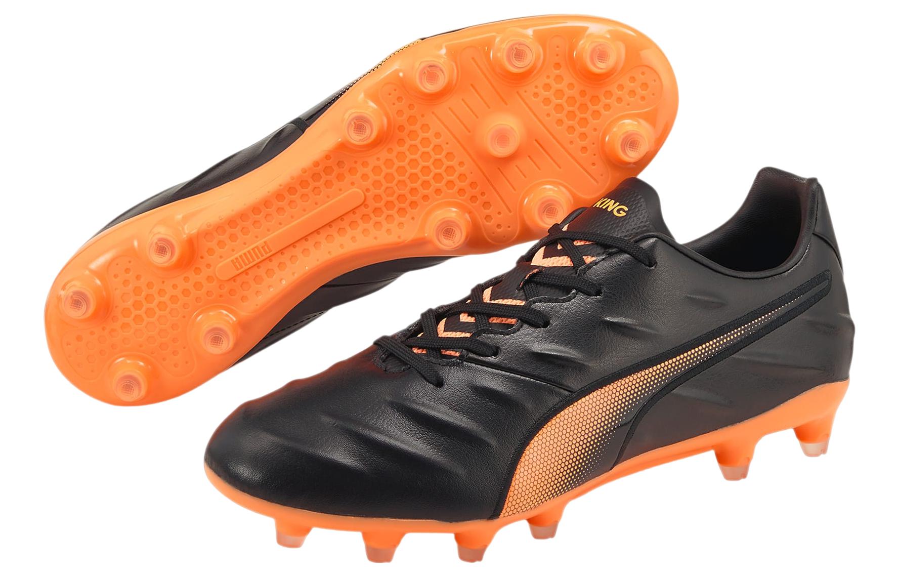 Purchase 푸마 킹 프로 21 FG 블랙 오렌지 (Puma King Pro 21 FG Black Orange) 106549-04