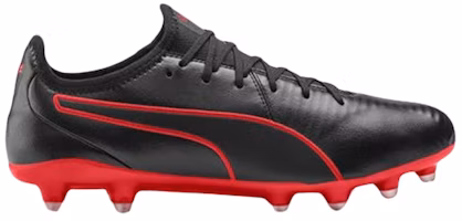 Puma King Pro FG Puma Black High Risk Red 105608-03 Puma King Pro FG Puma Black High Risk Red 105608-03