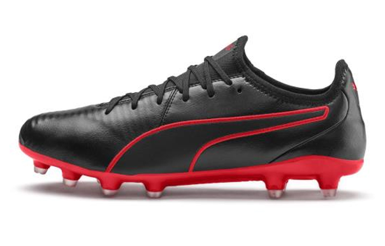 Puma King Pro FG Puma Black High Risk Red 105608-03