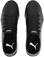 Shop PUMA皇者Pro TT室內草地足球鞋 黑白