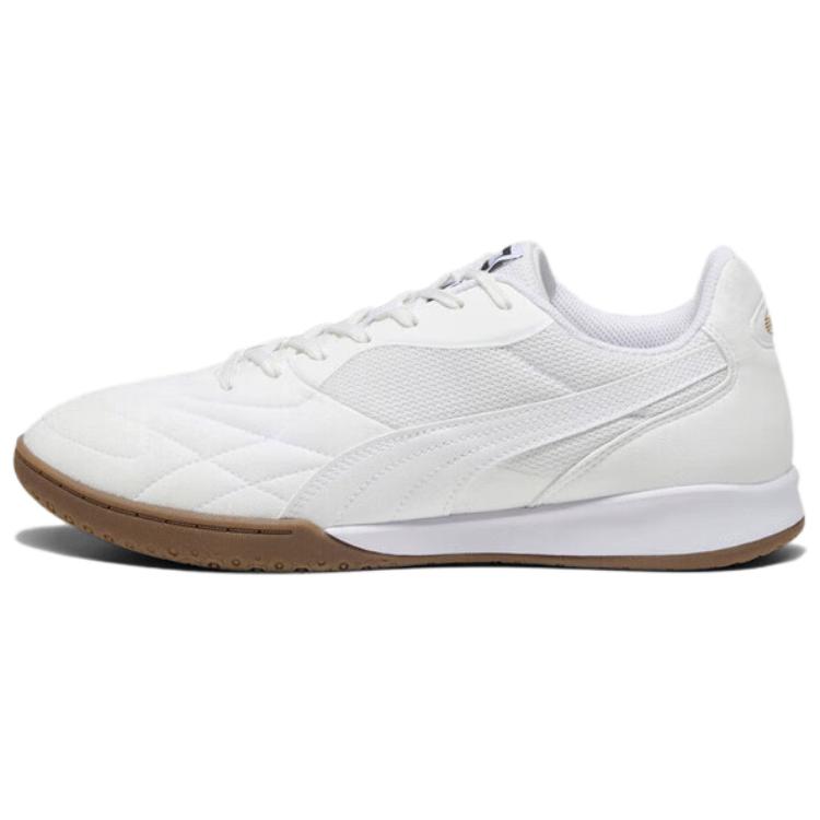 Puma KING TOP White Turf Soccer Cleats Lightweight & Durable. 107349-02