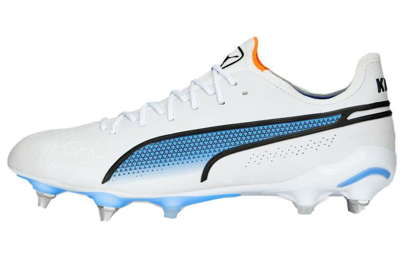 Puma King Ultimate Elements SG 'White/Blue' 107098-01